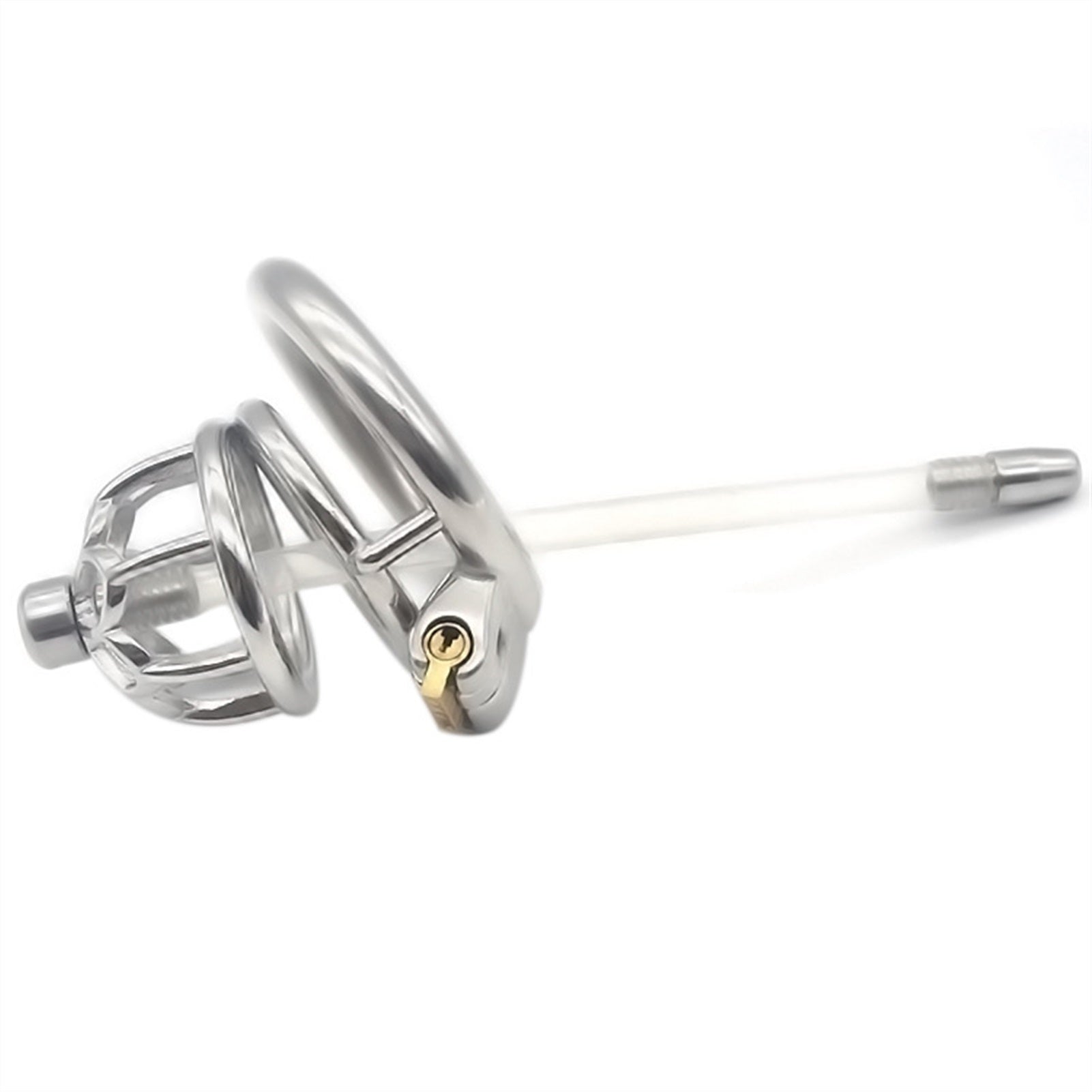 Male Cock Cage Chastity Device, Stainless Steel Sm