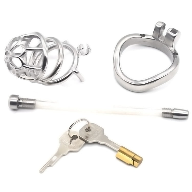 Male Cock Cage Chastity Device, Stainless Steel Sm