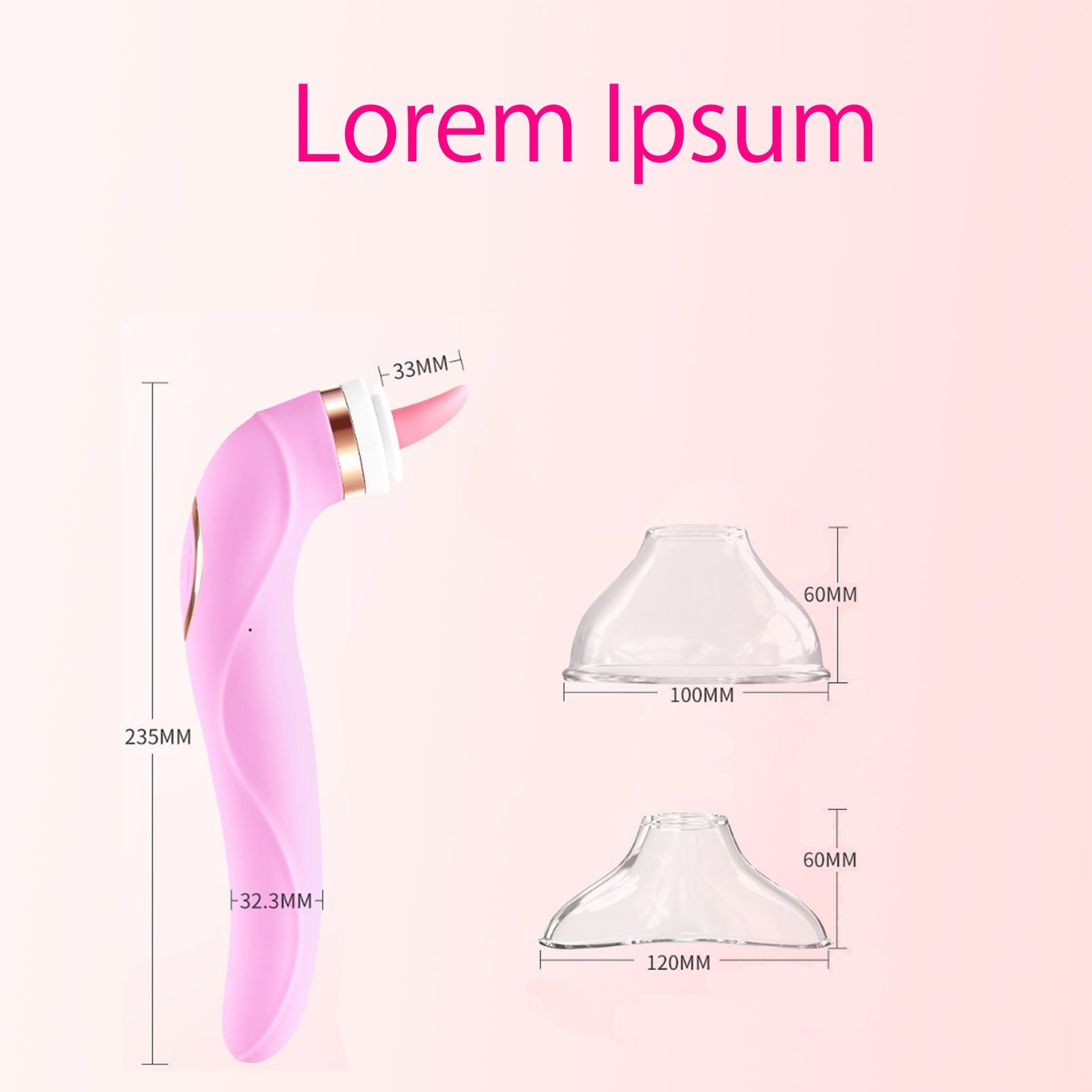 Orgasm stick tongue licking sucking three-in-one v