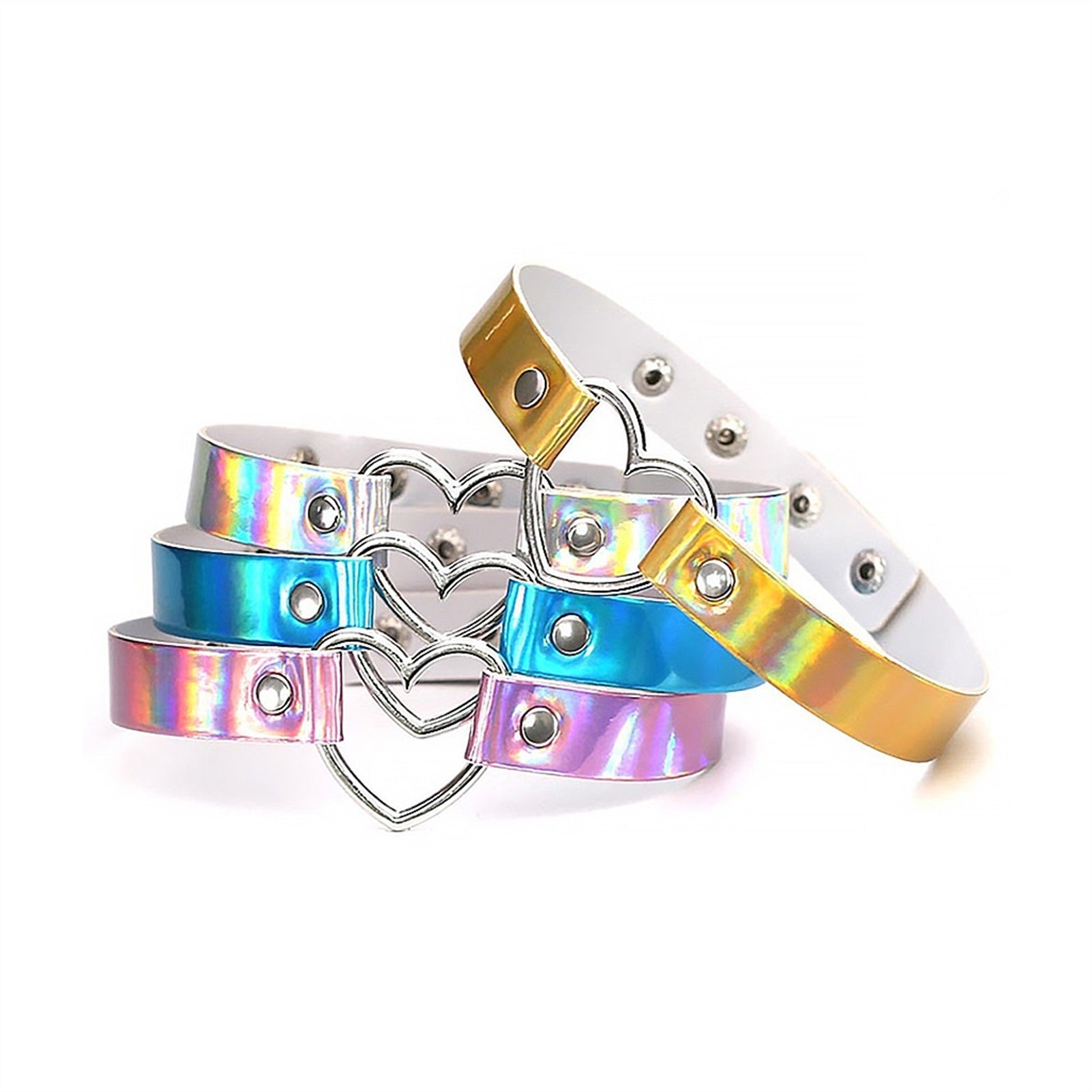 Trendy bright colour  PU Imitation Leather Adjusta