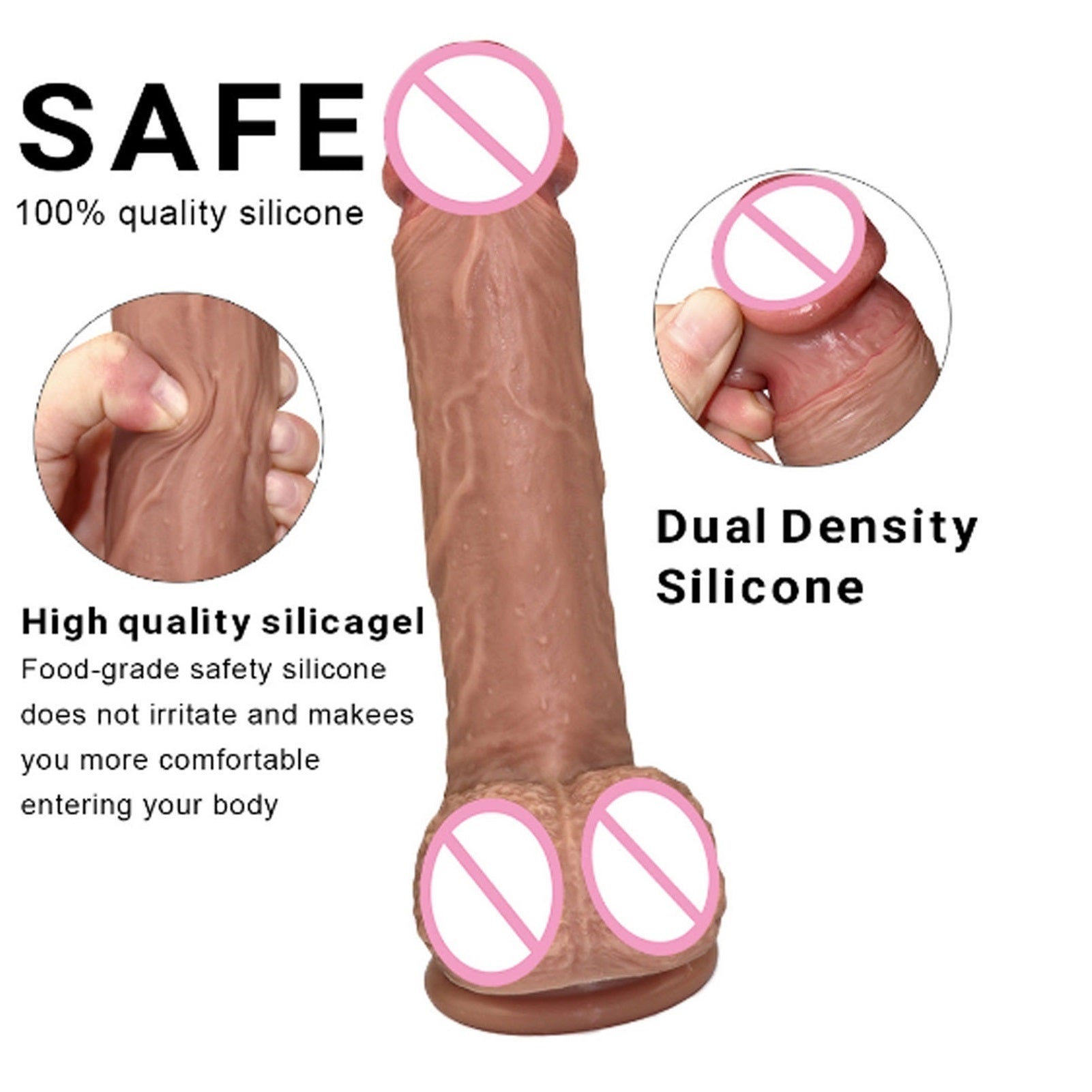 Black Mamba liquid double layer silicone real musc