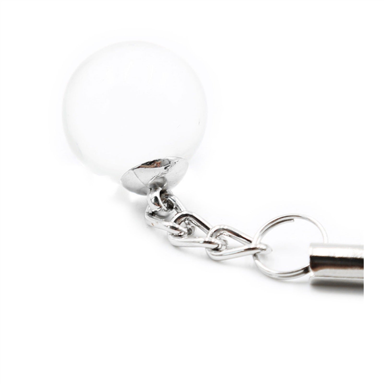Golden Pendant Glass Ball Metal Mimi Clip Nipple C