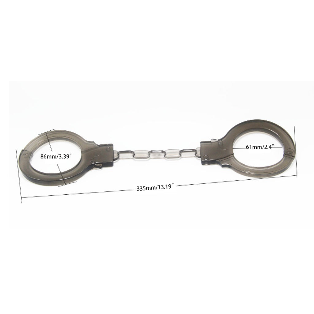 PVC Handcuffs Master Slave Set Flirting Toy SM Cos