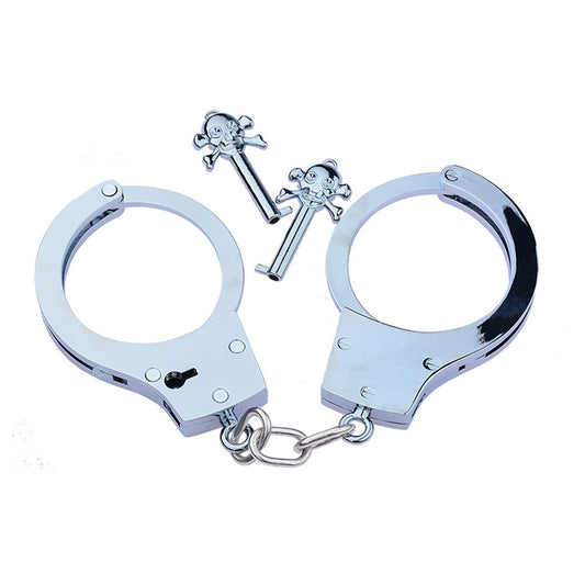 SM Binding Metal Key Lock Handcuffs Swat Role Poli