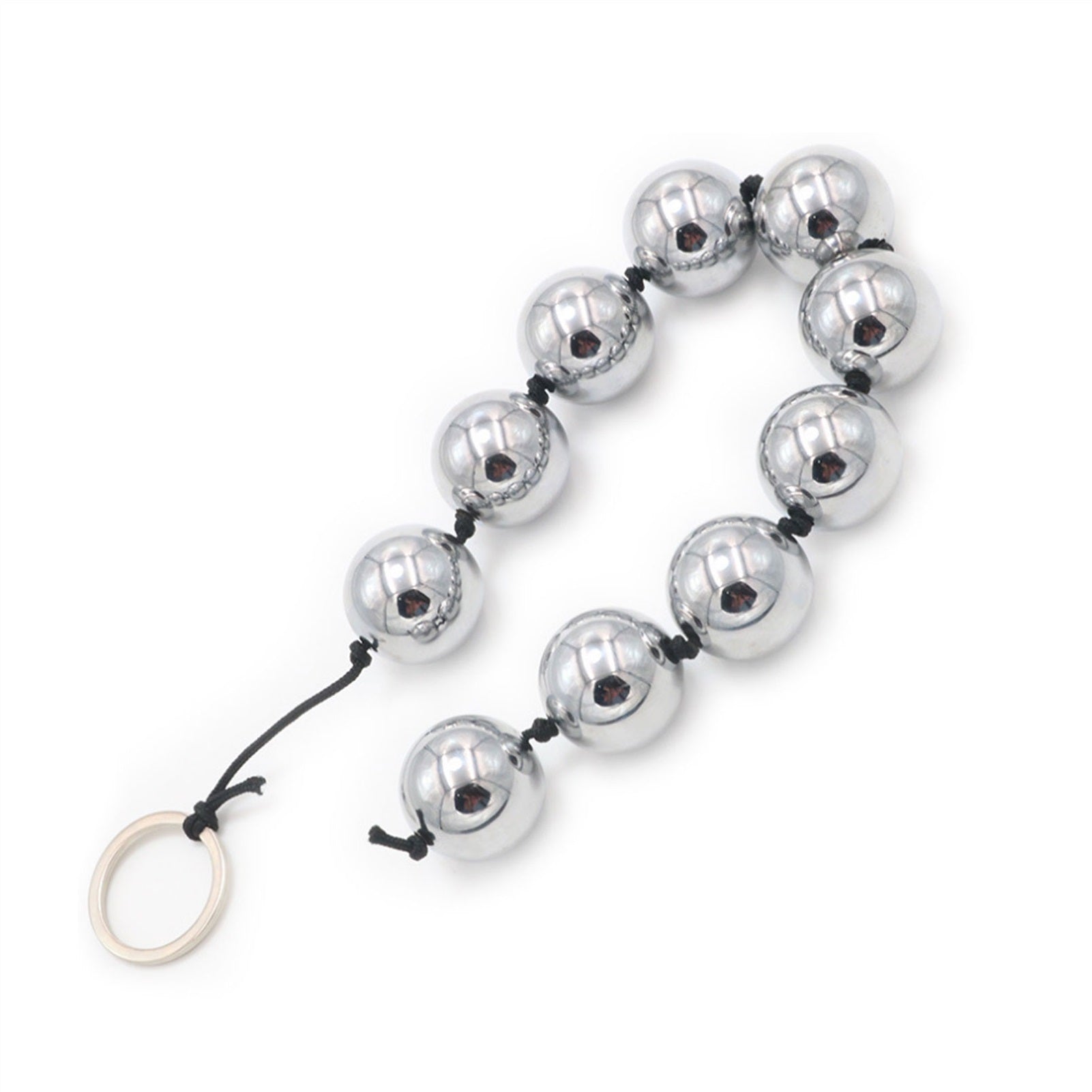 10 Balls Eggs Toys Stainless Steel Crystal Plug Re