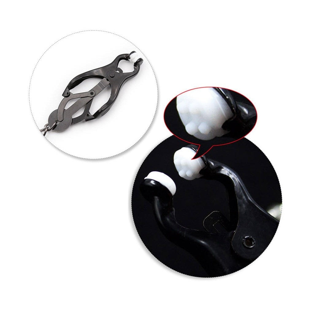 Unisex Butterfly Clip Stainless Steel Nipple Clamp