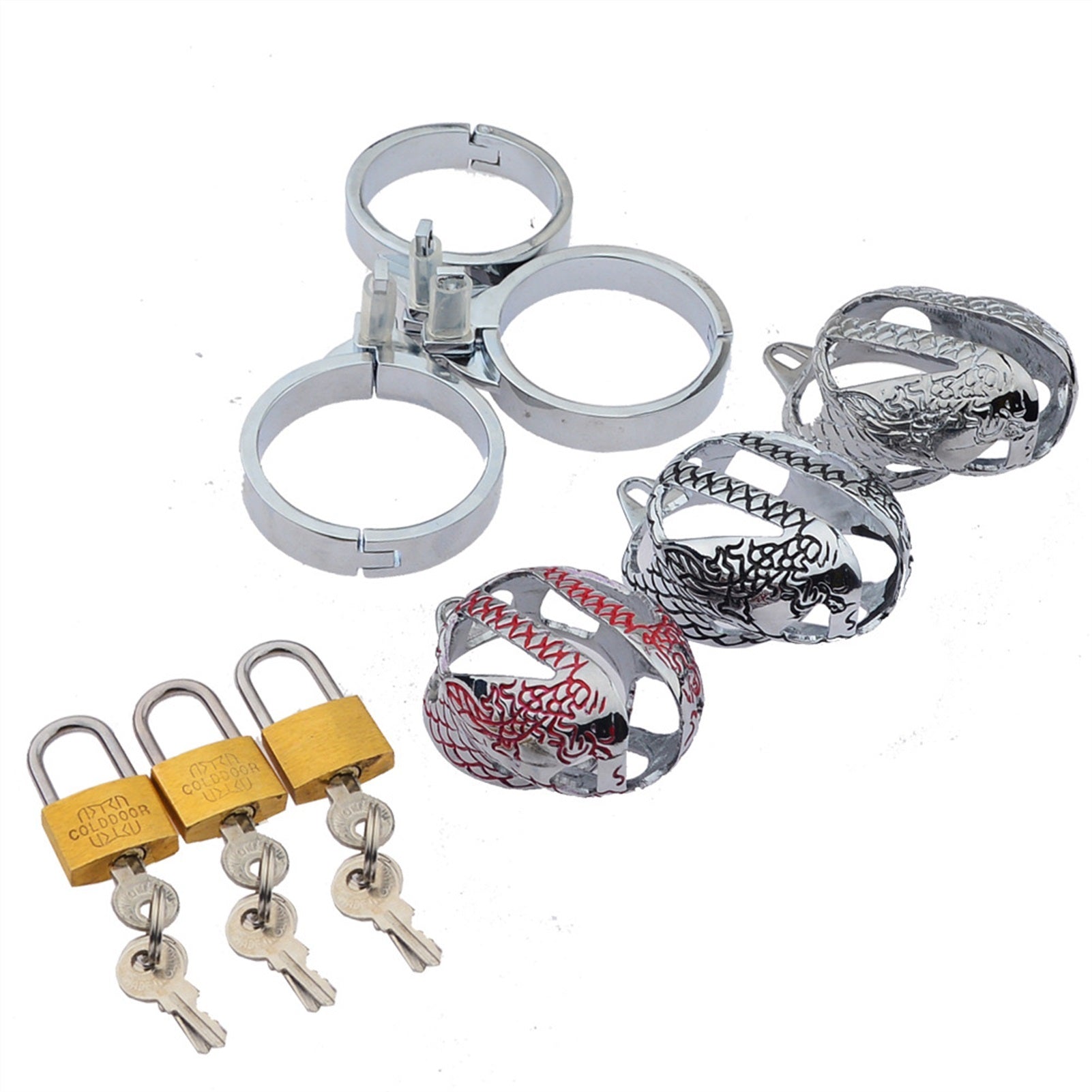Chastity Locked 304 Stainless Steel Long Section o