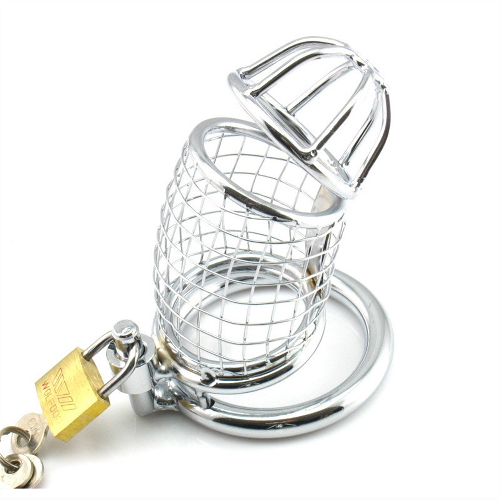 Cock Cage Locked Cage Sex Toy for Men Restraints E