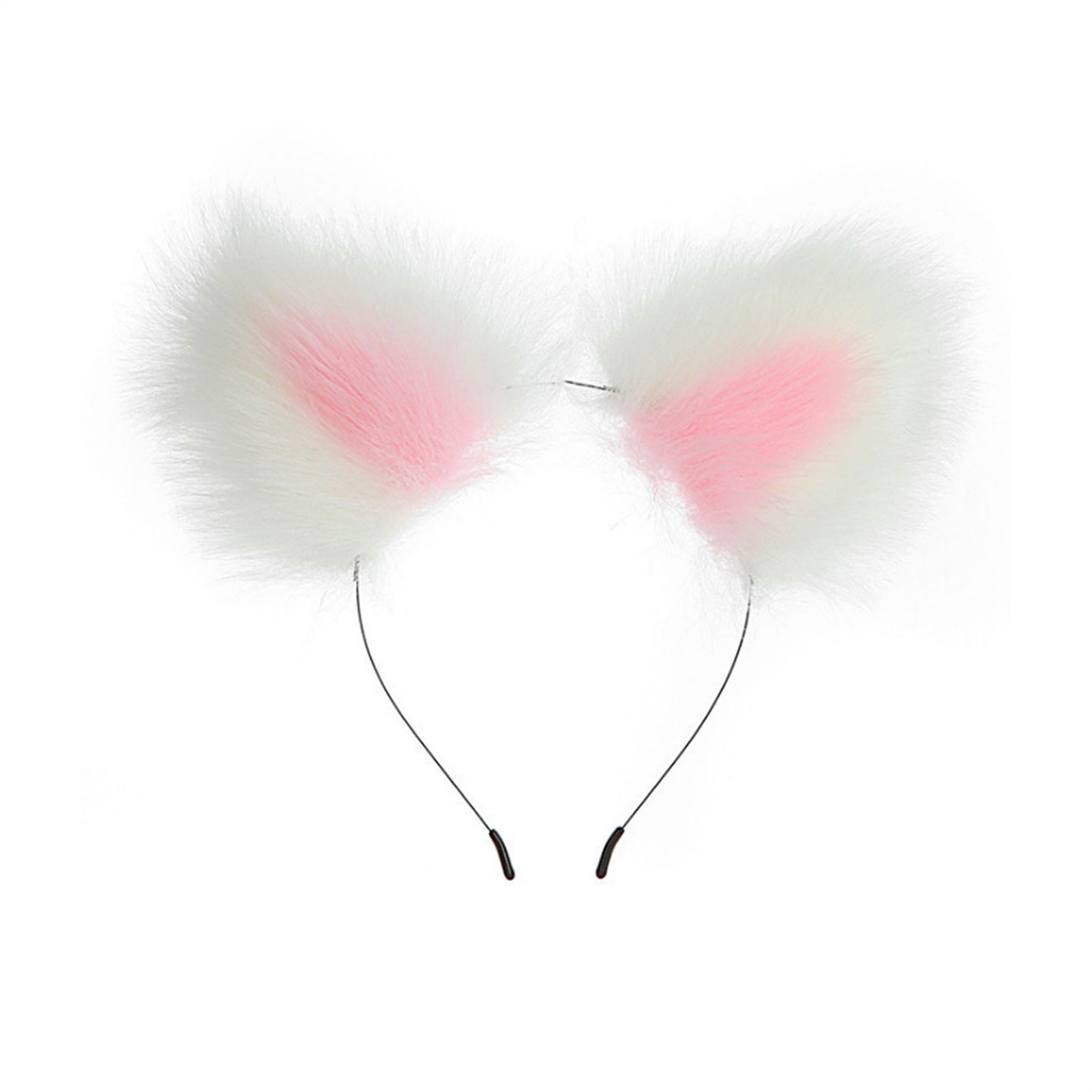 Three Pieces Set Faux Fox Tail Anal Plug Ear Hairp