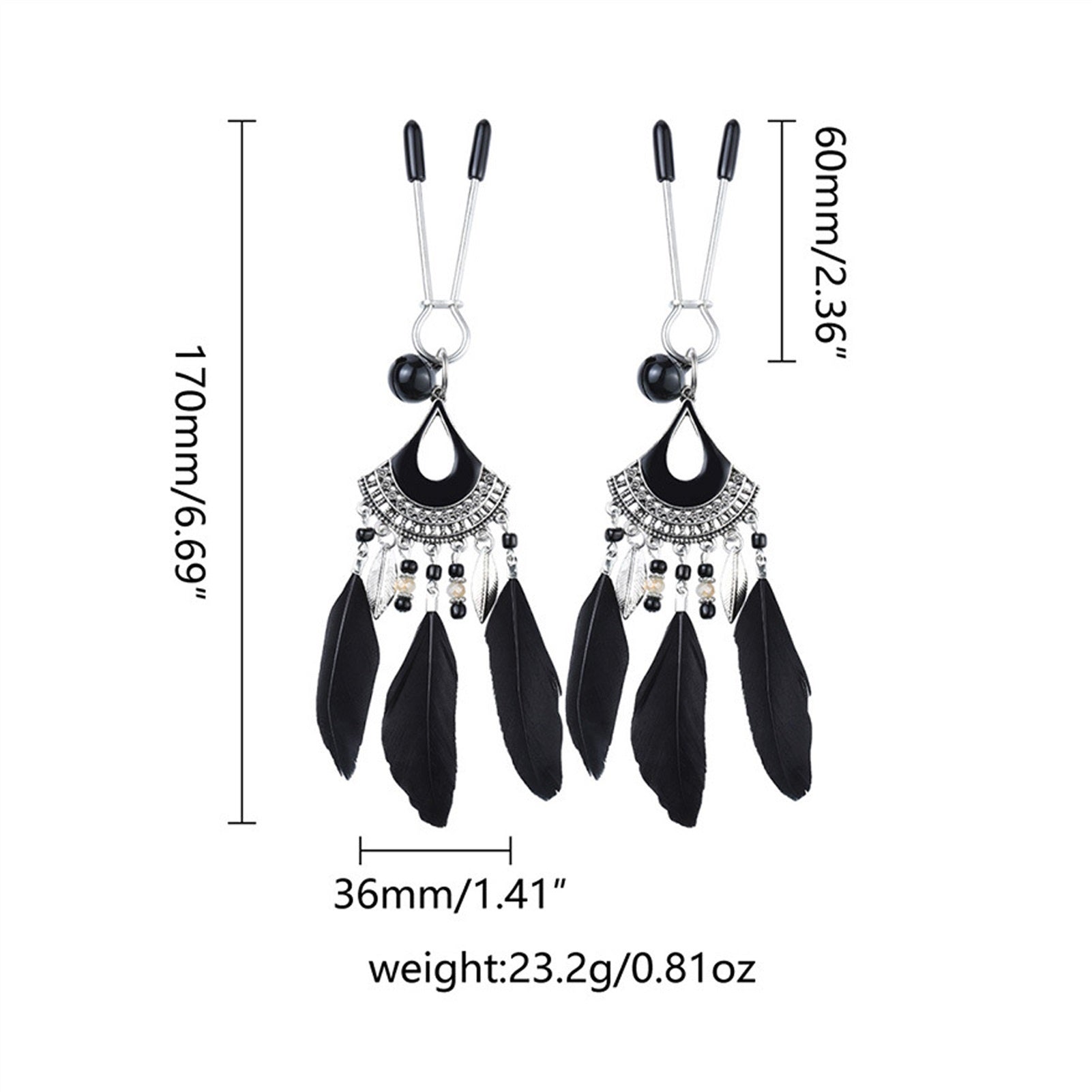 Ethnic Stainless Steel Clip Nipple Clamps With Bel