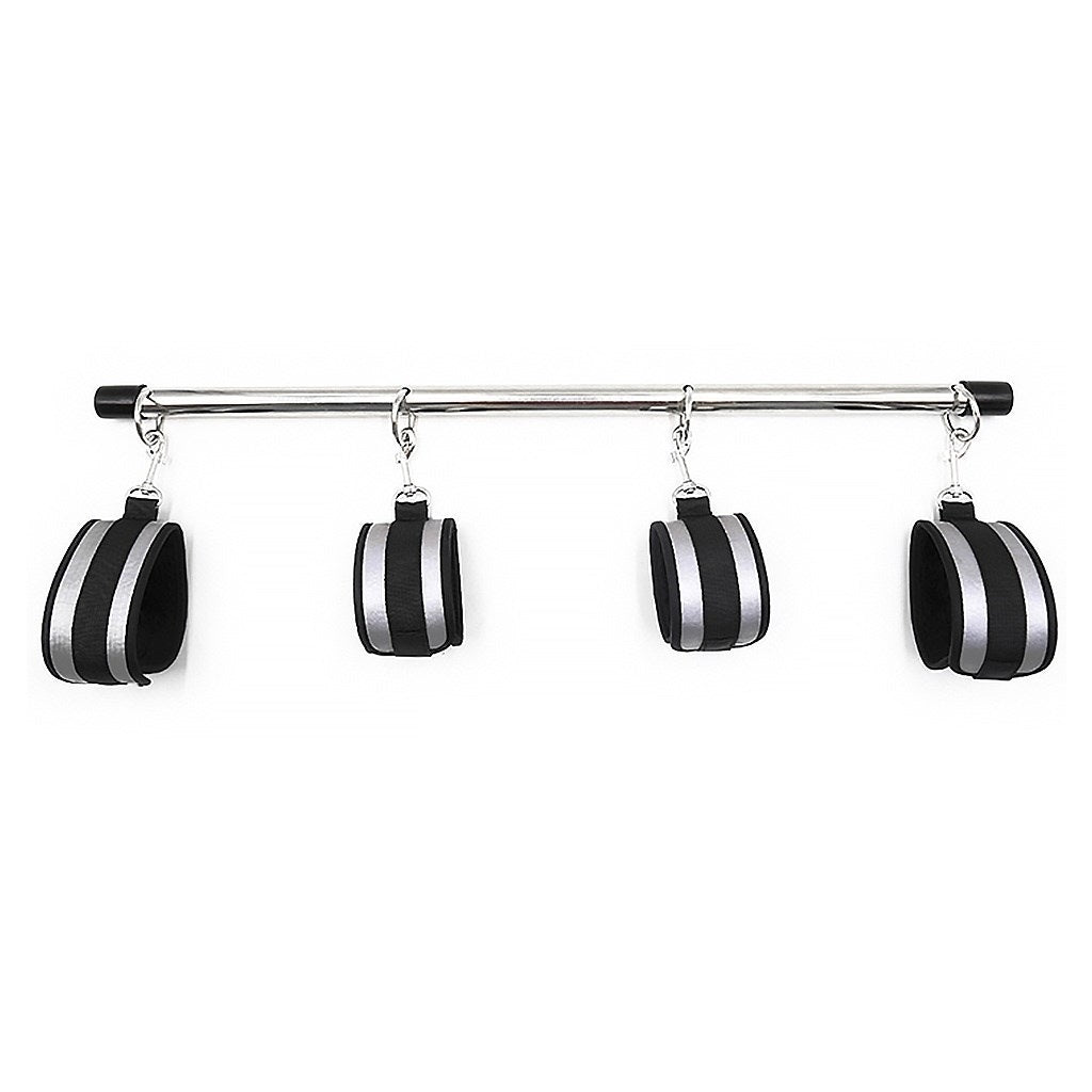 SM Fetters Steel Pipe Necklet Handcuffs Leg Cuffs 