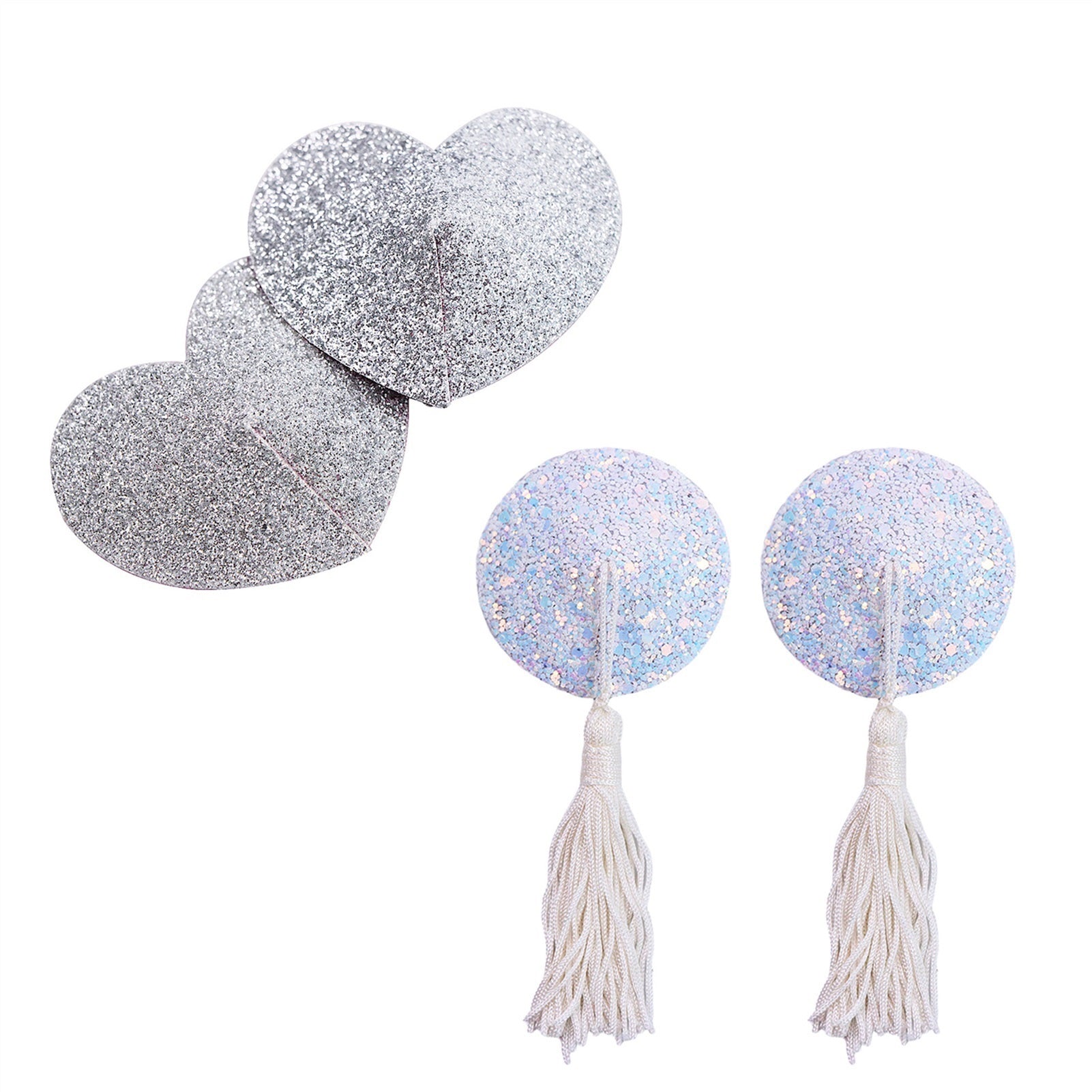 Fun Breast Nipple Paste Round Star Heart Lapel Sti