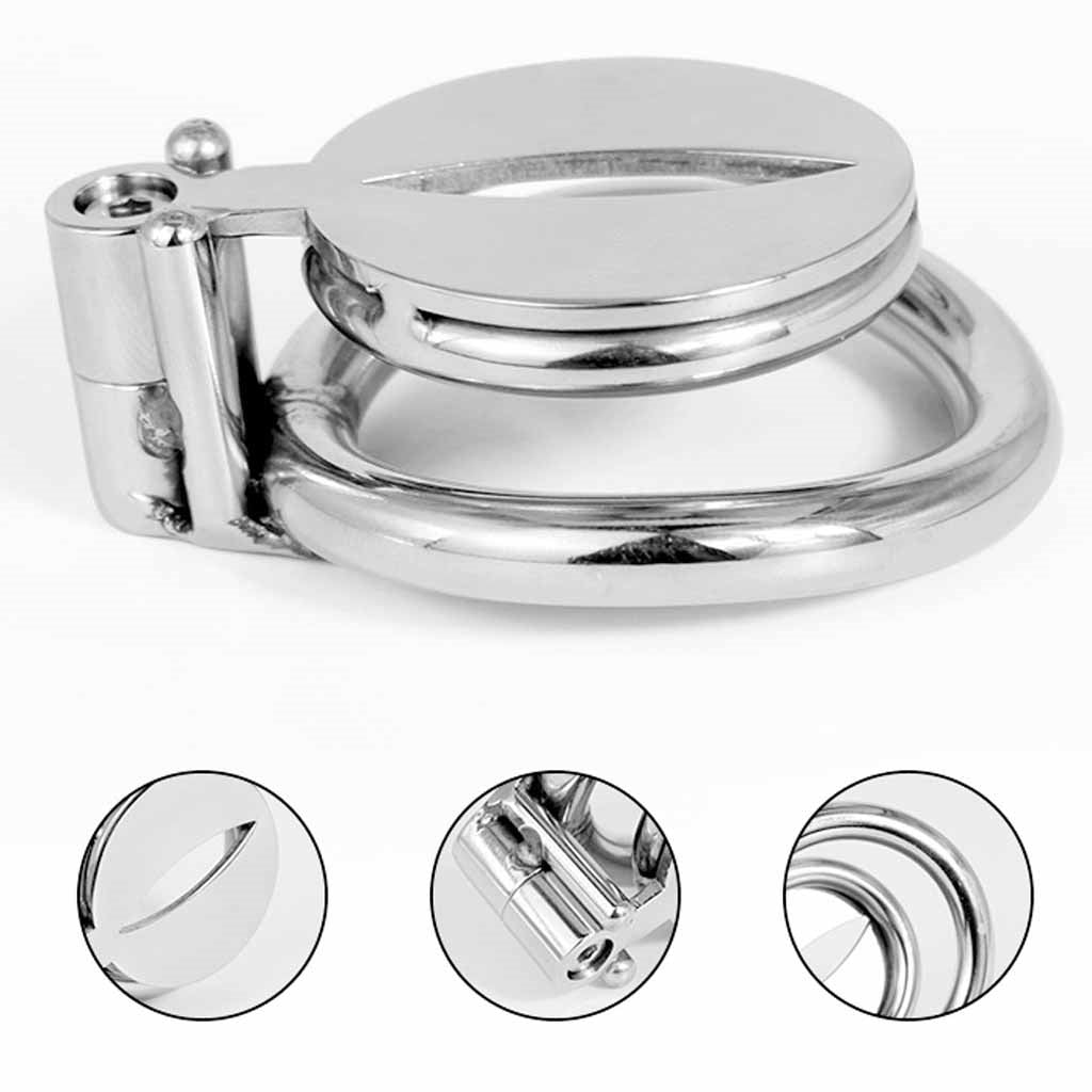 Male Cock Cage Chastity Device, Stainless Steel Sm