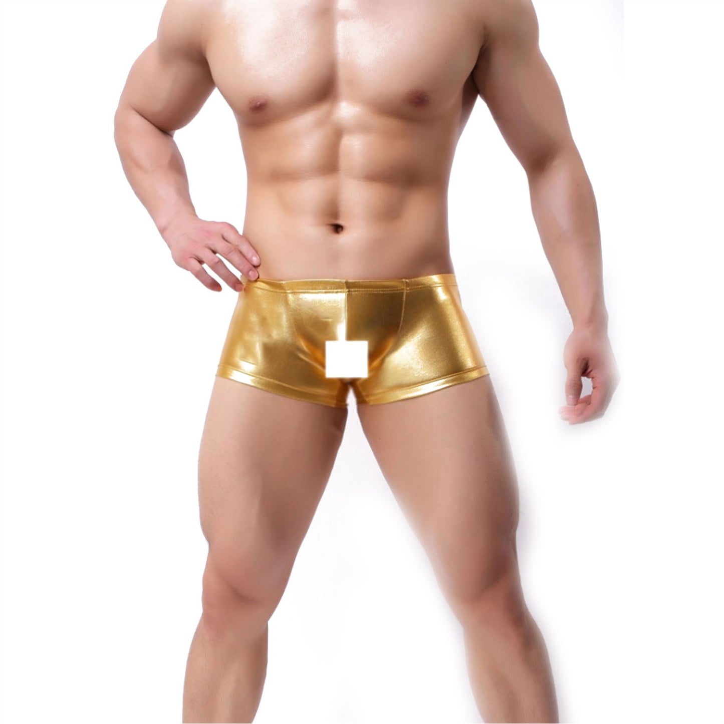 Men's Underwear, Imitation Leather, Patent Leather