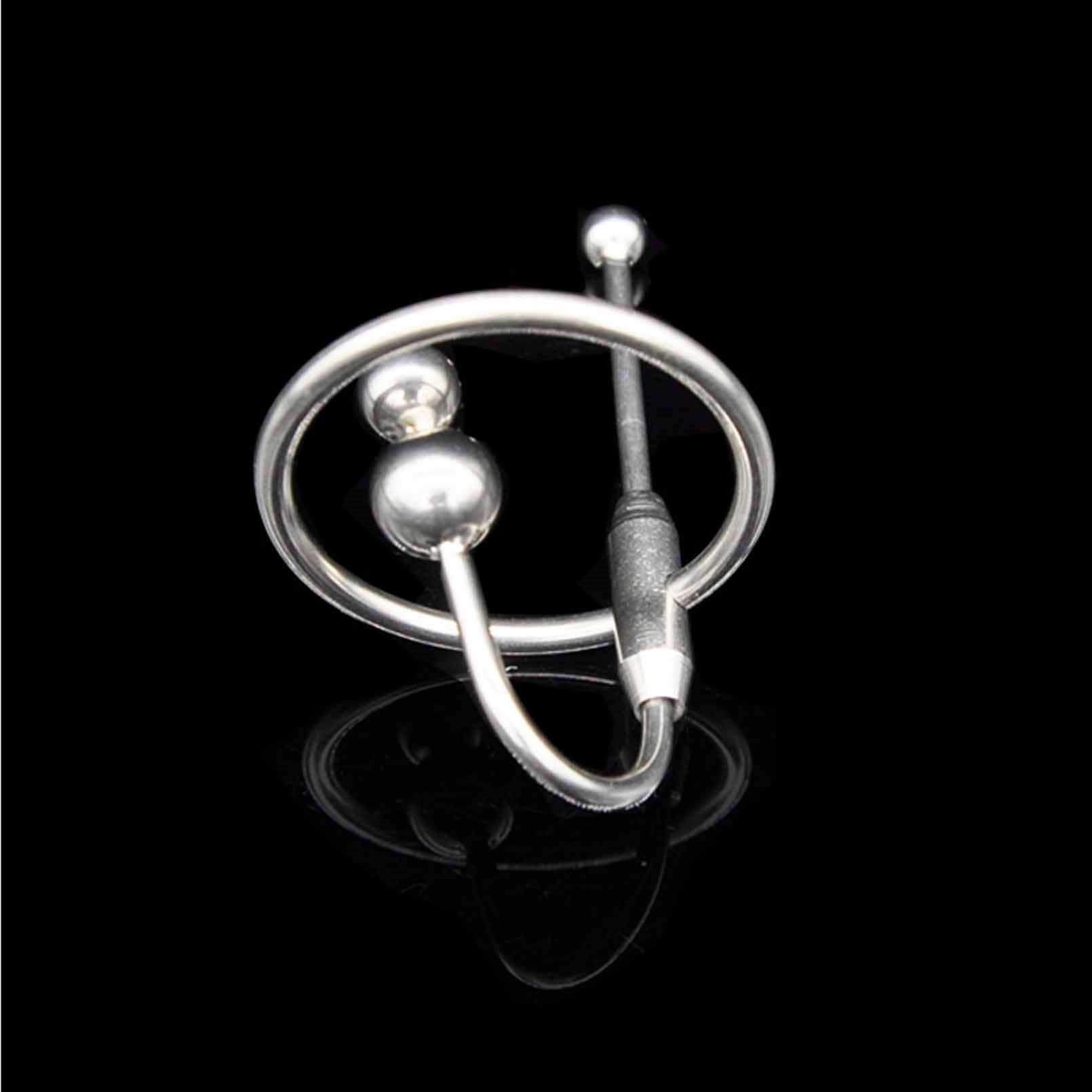 Male Metal Open Chastity Cage Hollow not Removable