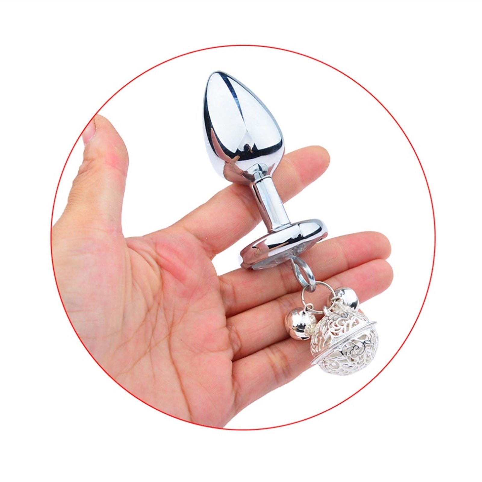 Stainless Steel Bell Pendant Nipple Clamps Plug Su
