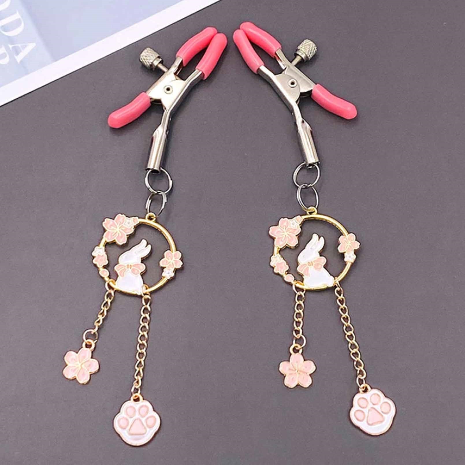 Little Angel Bell Metal Clip Nipple Clamps With Sc