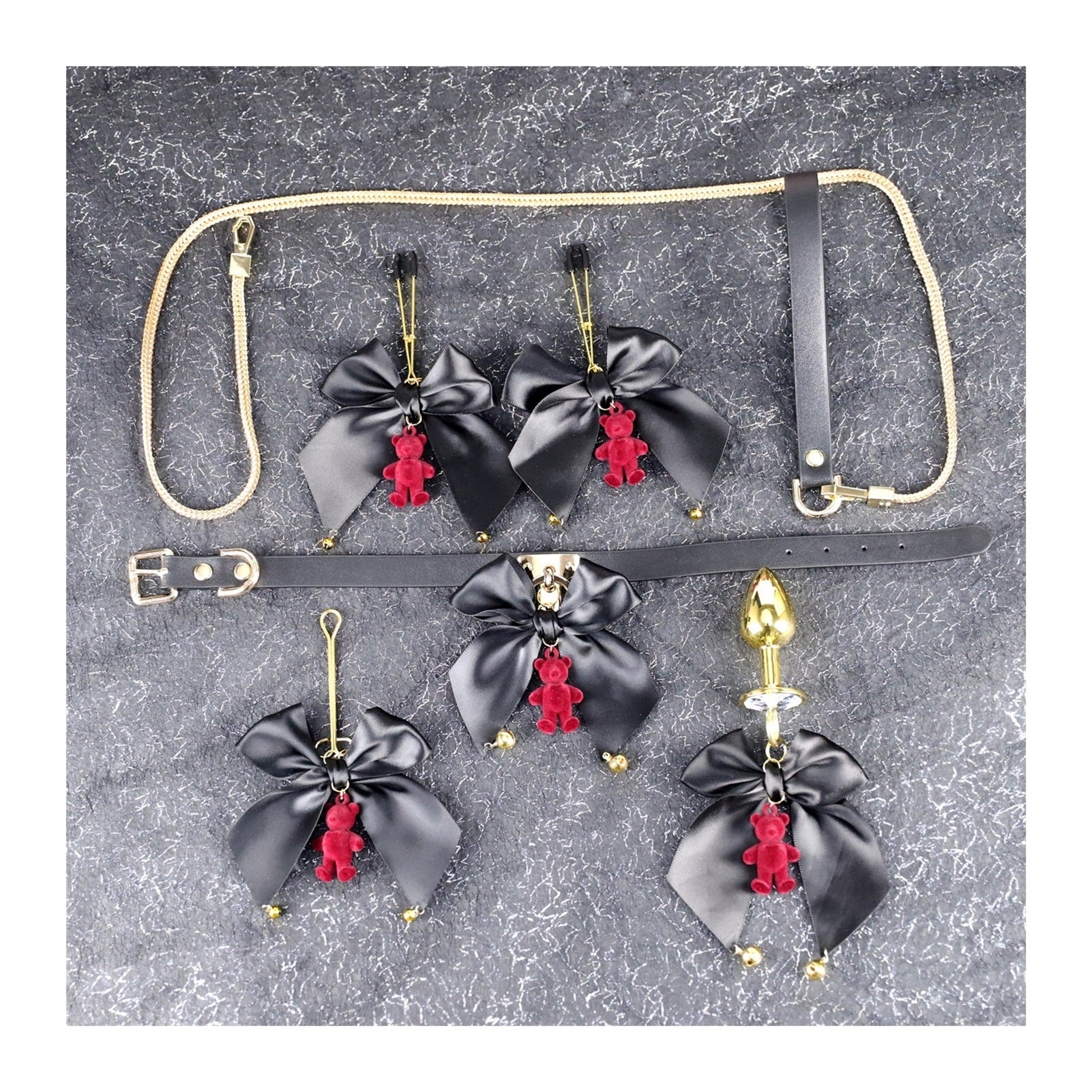 Nipple Clamps Clitoris Clamp with Adjustable Soft 