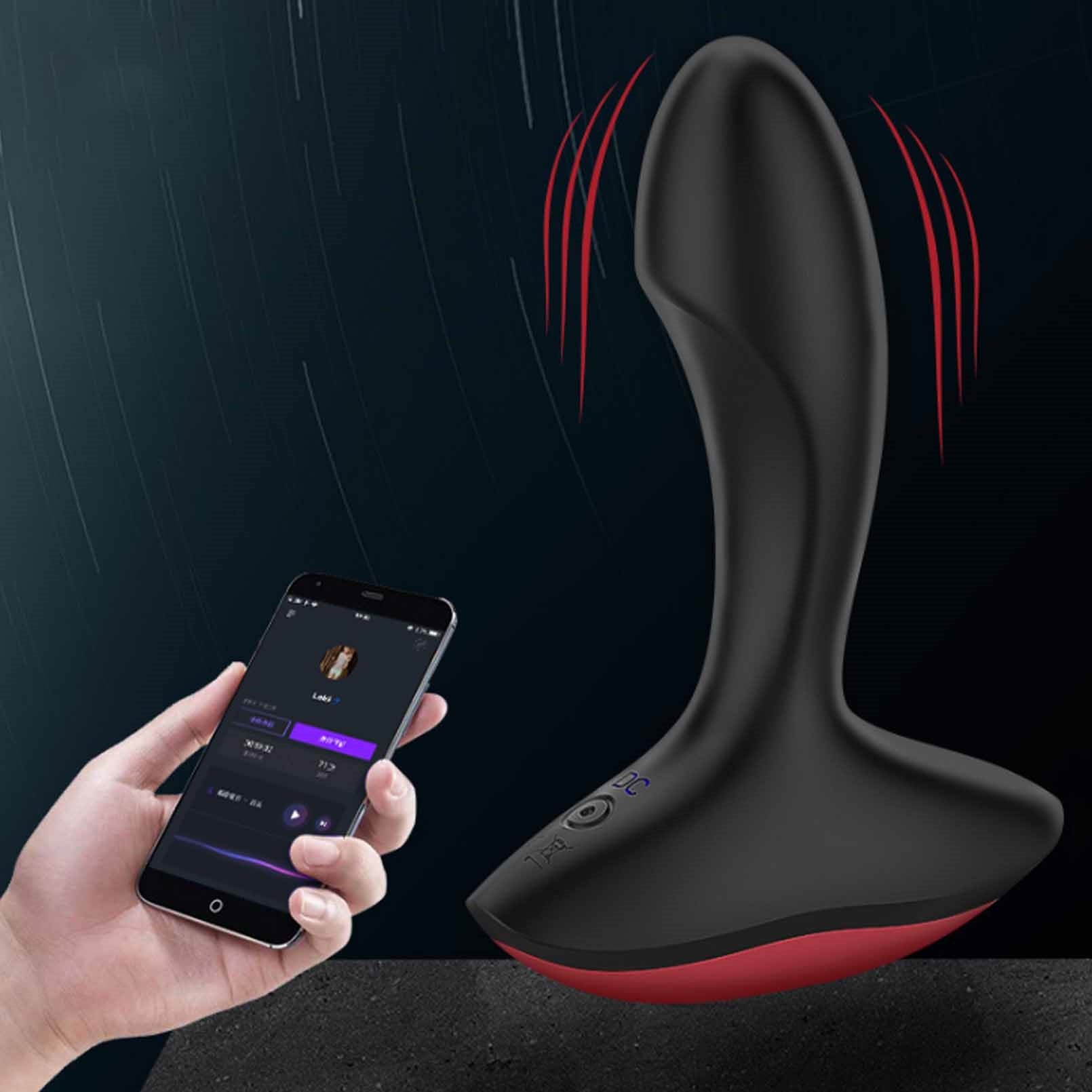 Thrusting Anal Vibrator Vibrating Butt Plug Anal P