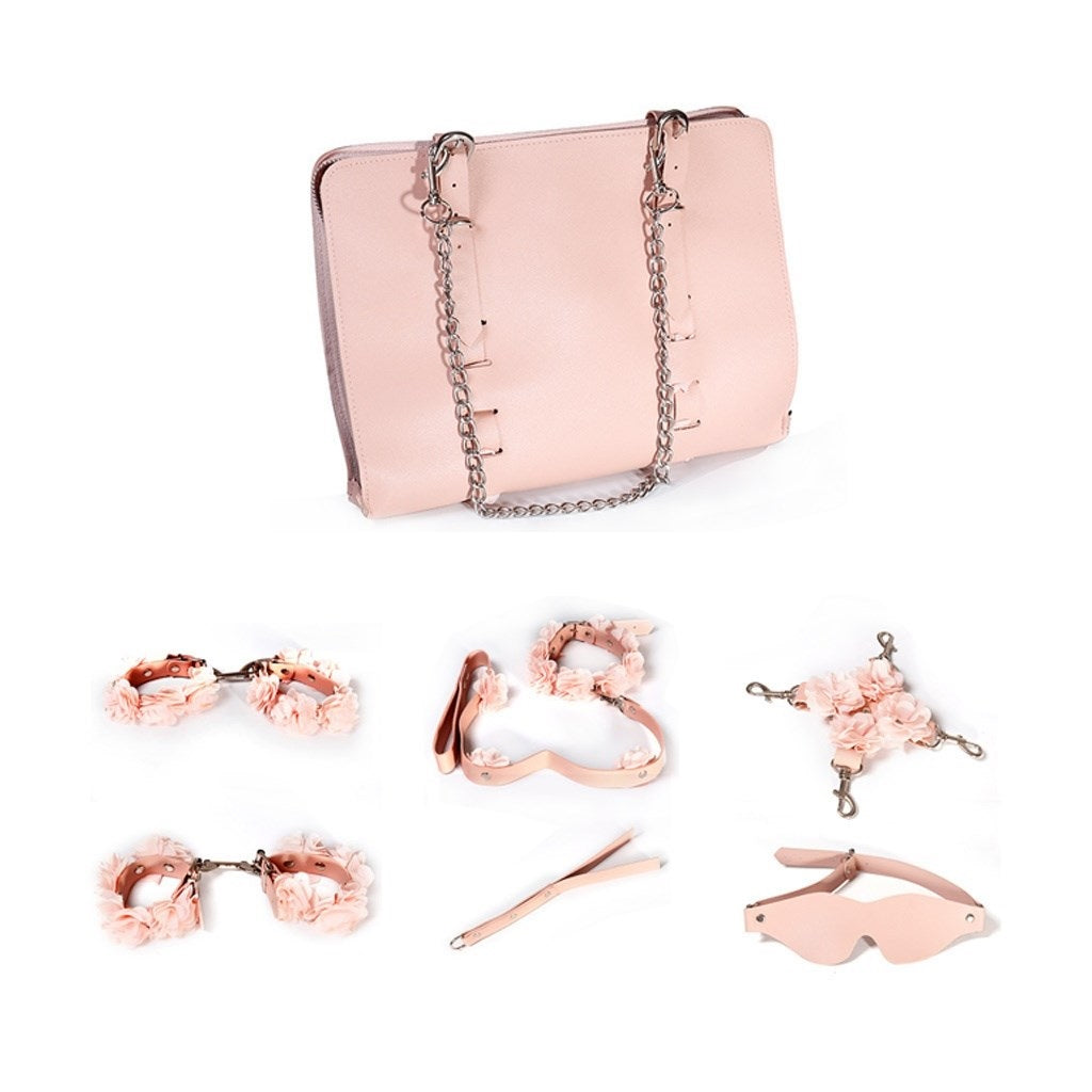 High quality PU Leather Bondage Kit Adult for Coup