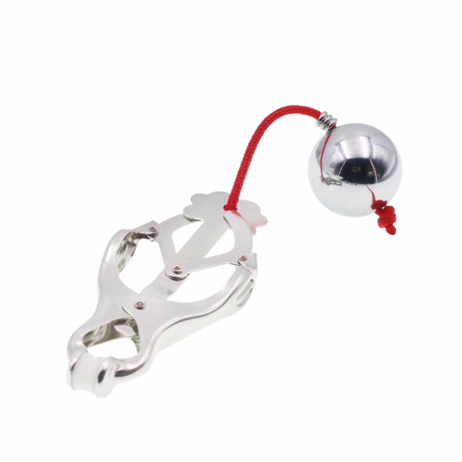Solid ball Metal Clip Nipple Clamps With Screw Non