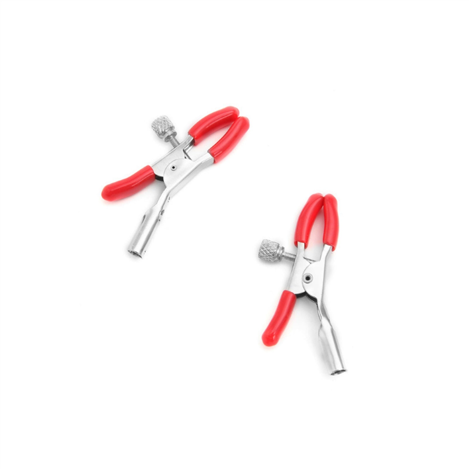 Red artificial fox tail anal plug ear hairpin set 
