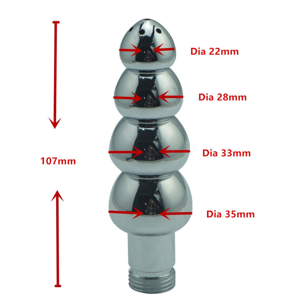 Set Stainless Steel Metal Anales Plugs Trainer Kit
