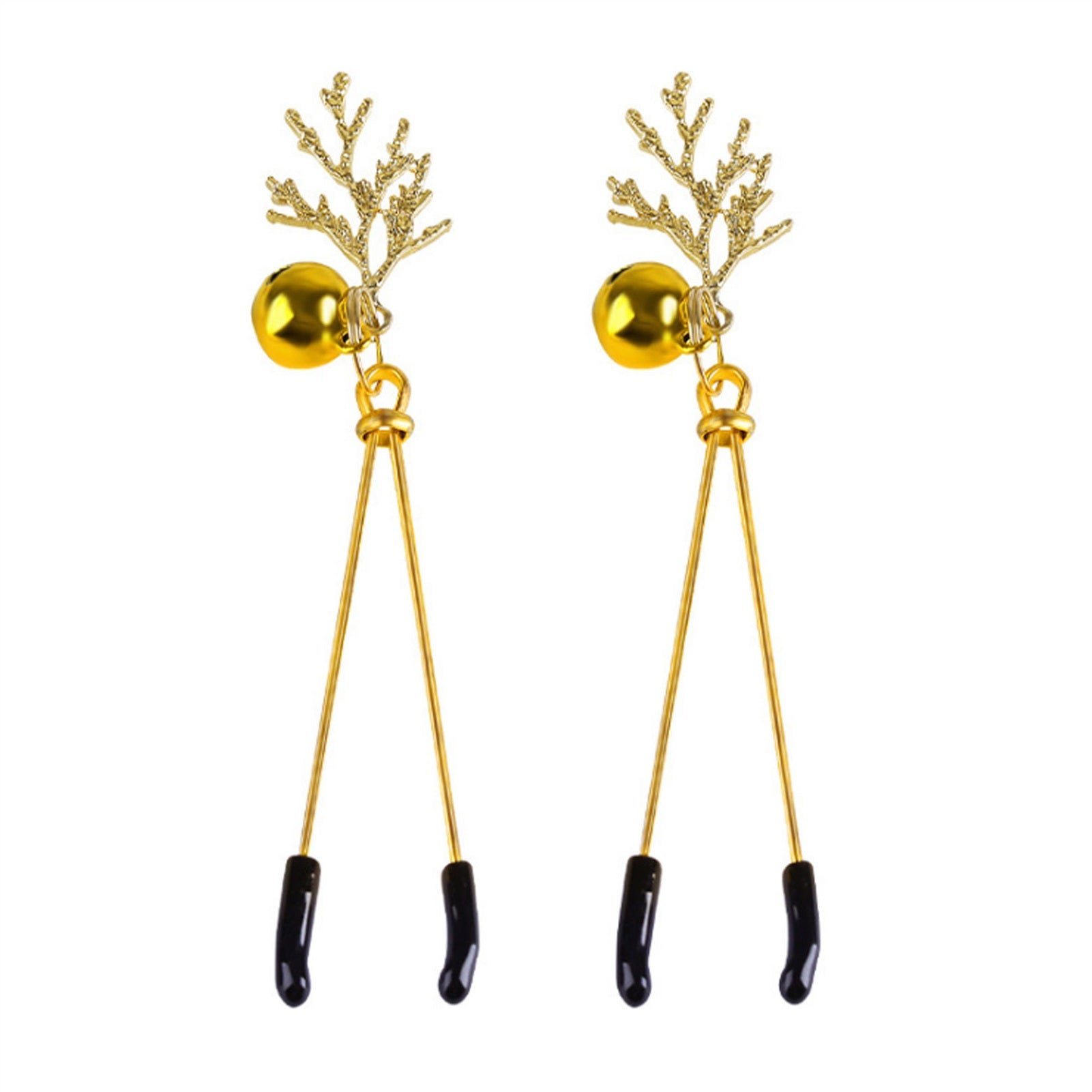 Bells Metal Clip Nipple Clamps With Screw Piercing
