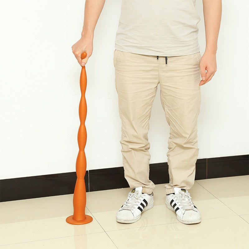 Super Long Anal Plug Dildo, Flexible Liquid Silico