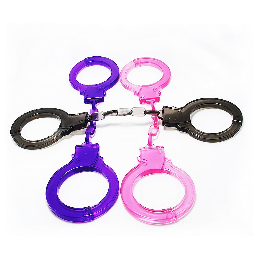 PVC Handcuffs Master Slave Set Flirting Toy SM Cos