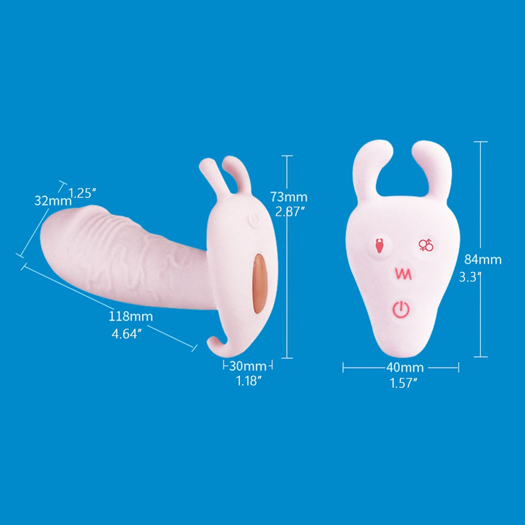 7 Frequency Vibration Pink Rabbit Type Wireless Re