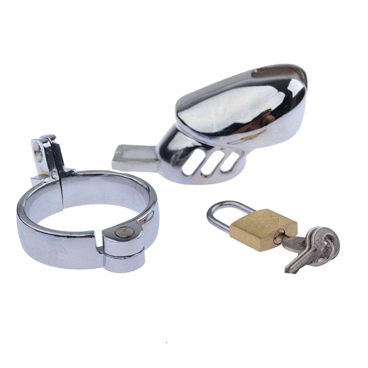 For Male Stainless Steel Metal Protection Cage Pen