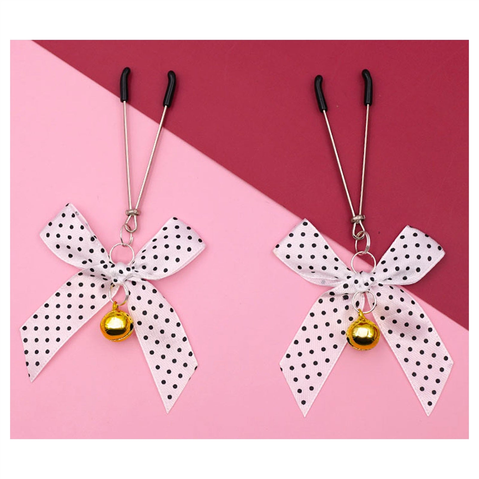 Hairball Bell Metal Tassels Pendant Nipple Clamps 