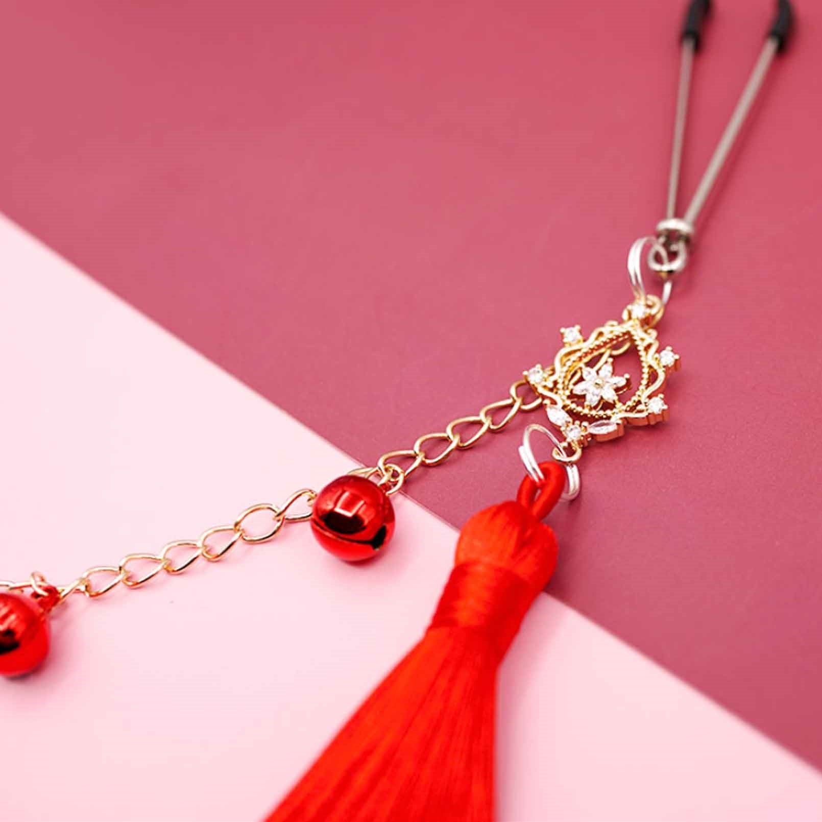 3 Pair Nipple Noose Nipple Clip Pendant with Bells