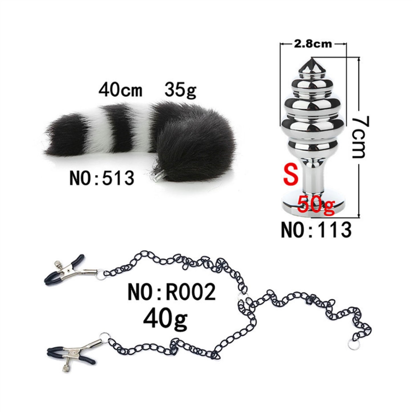 Long Chain Tail Metal Clamp Nipple Clamp Female Cl