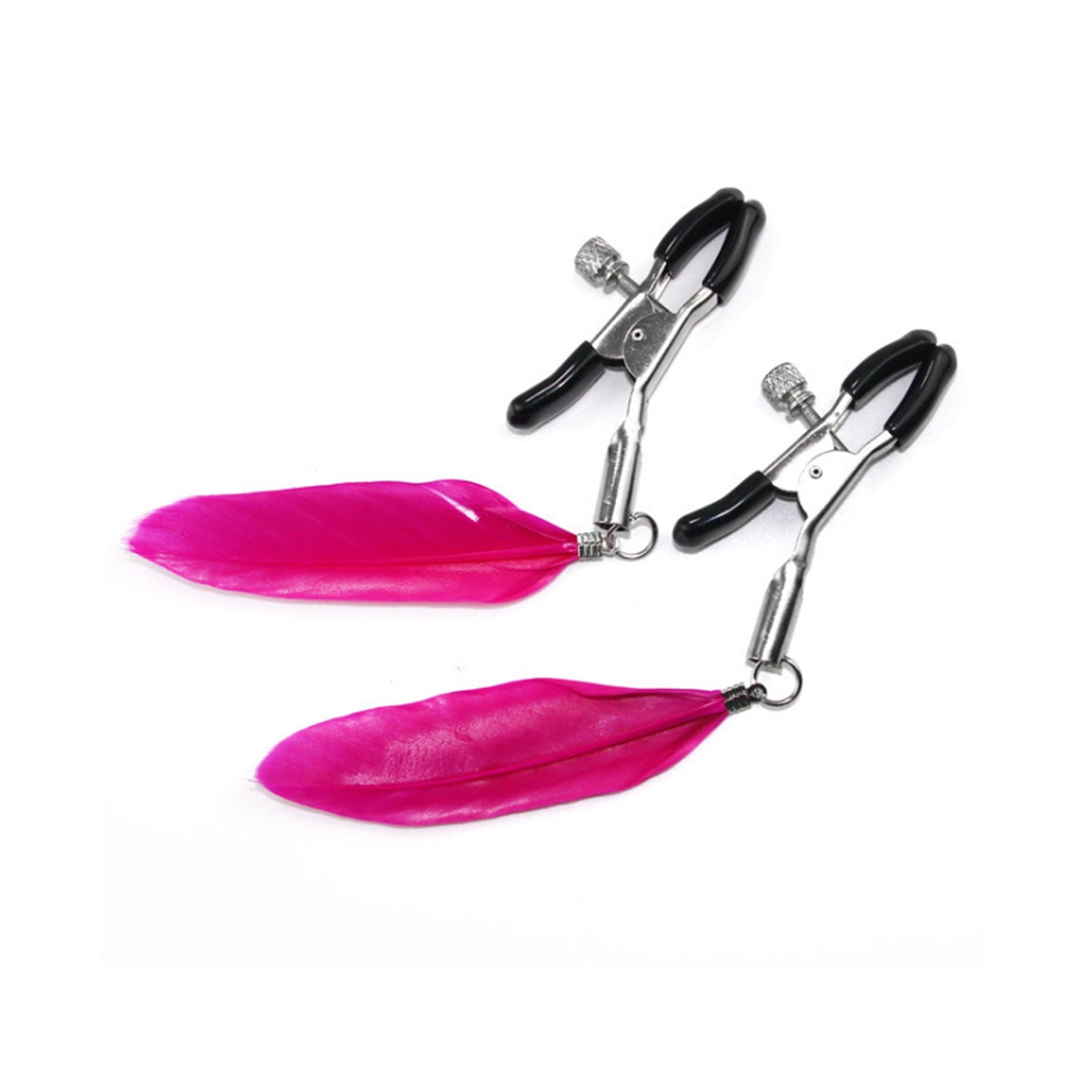 Feather Metal Mimi Clip Nipple Clamps With Black B