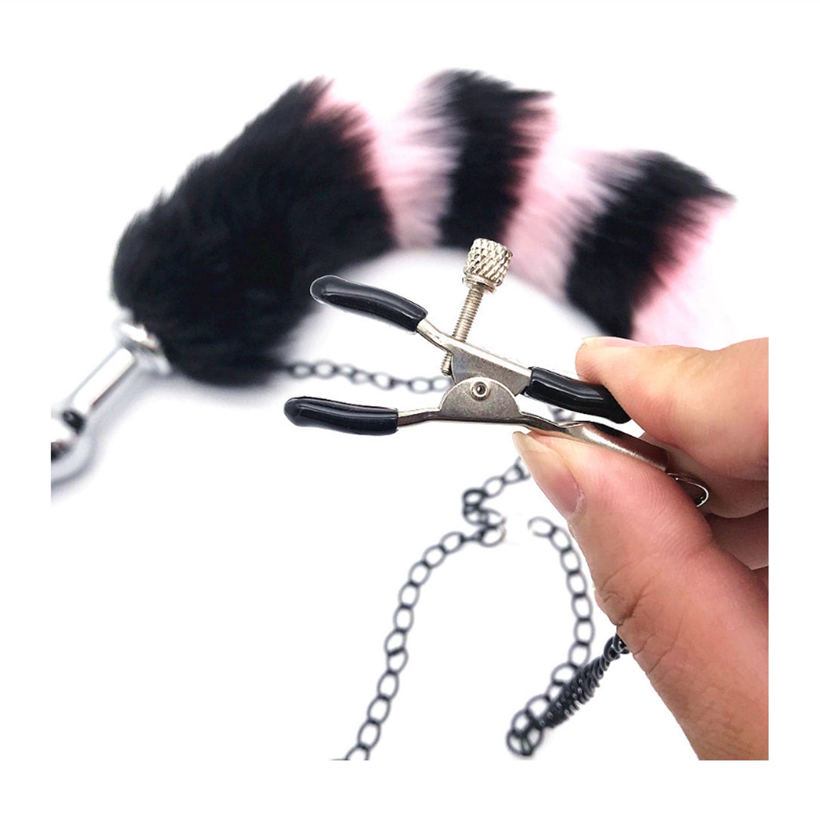 Long Chain Tail Metal Clamp Nipple Clamp Female Cl
