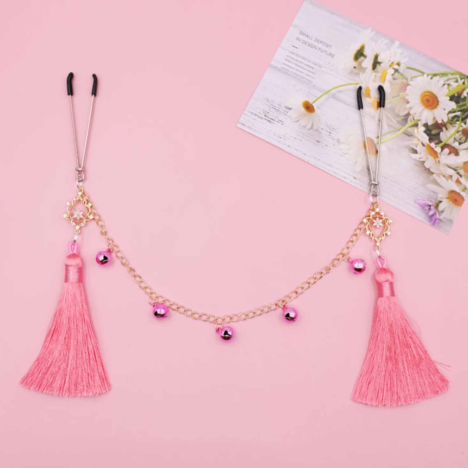 3 Pair Nipple Noose Nipple Clip Pendant with Bells