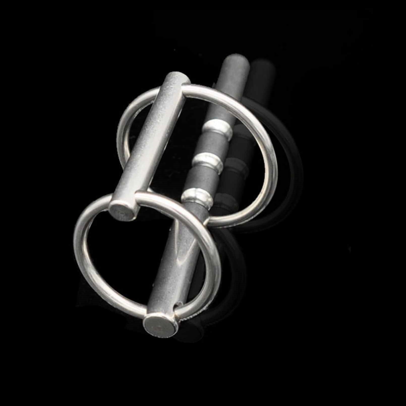 Stainless Steel Solid 90mm Sounds Penis Plug Stret