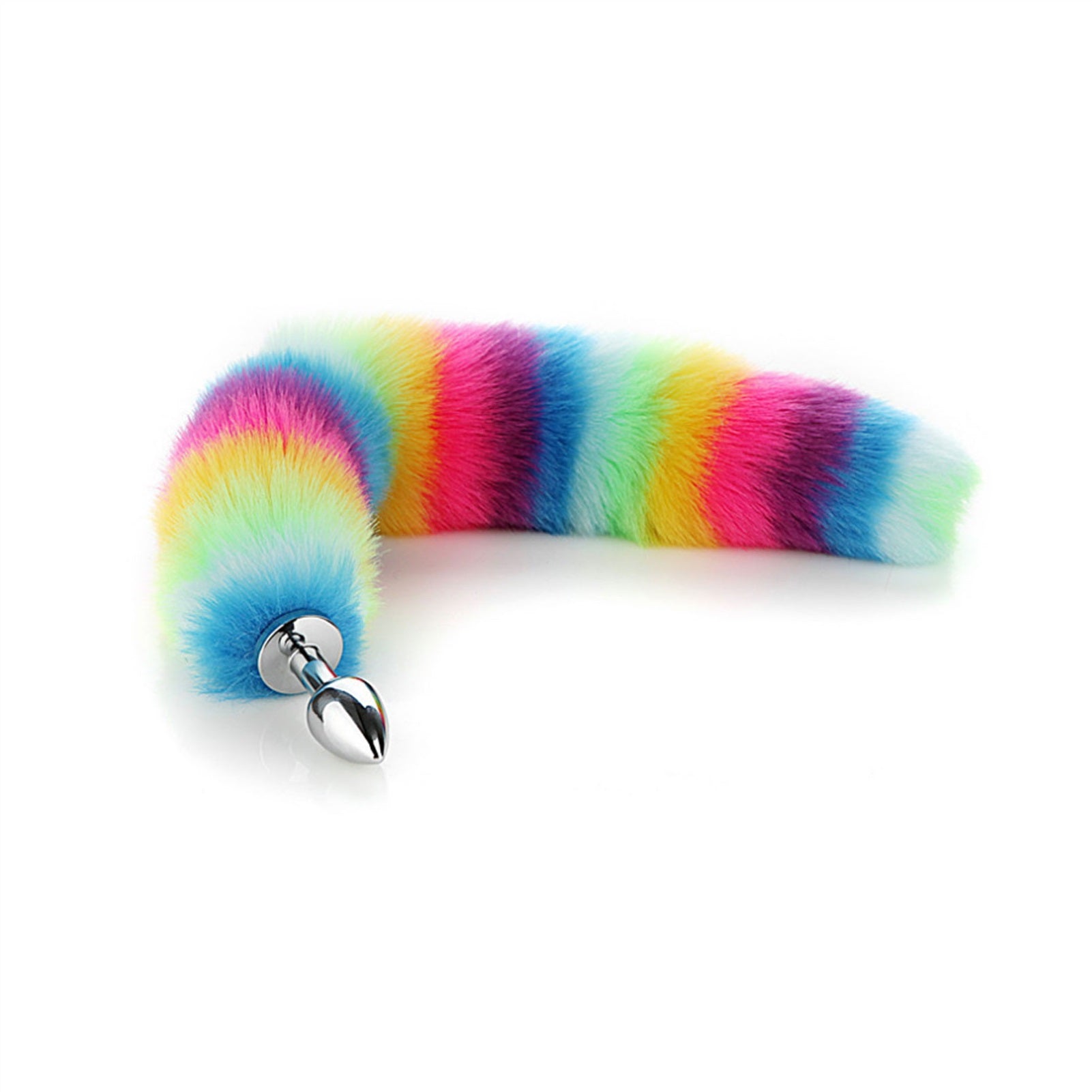 Colorful Removable Imitation Fox Tail Anal Plug Ri