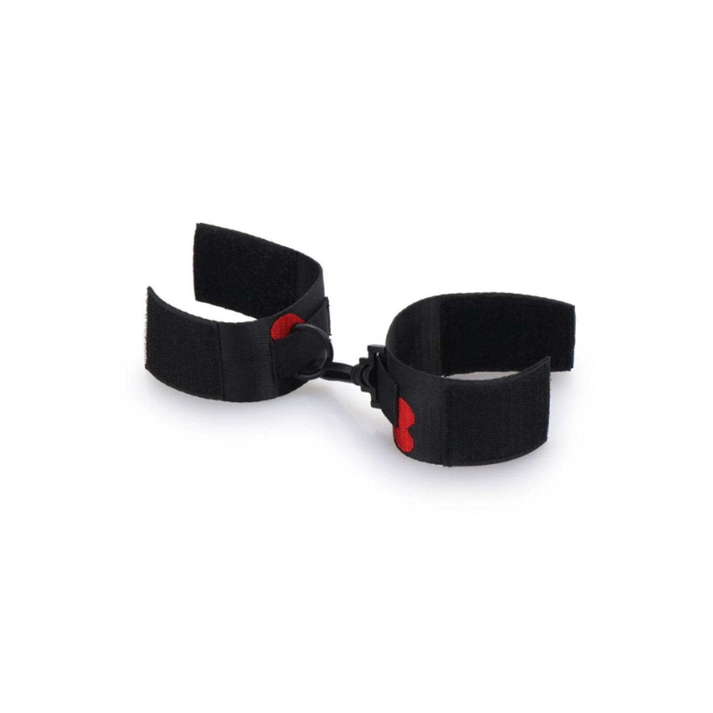 Black Tie Handcuffs Gold Rivet Chain Cuff Punk Roc