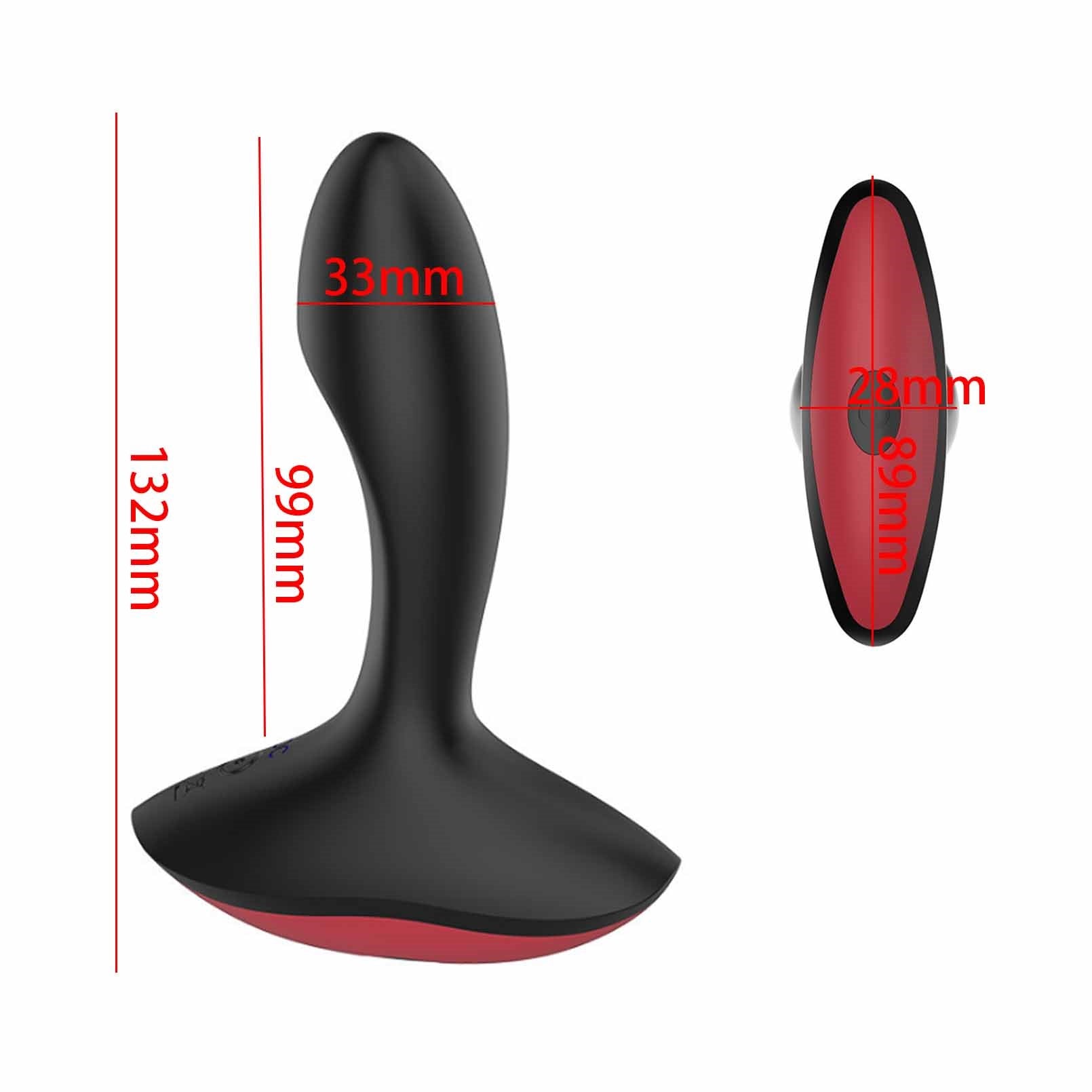 Thrusting Anal Vibrator Vibrating Butt Plug Anal P