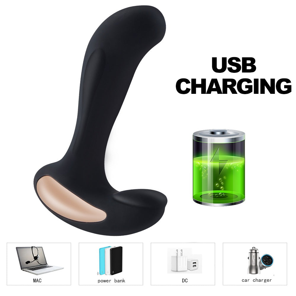 Anal Vibrator Sex Toy Inflatable Butt Plug Unisex 