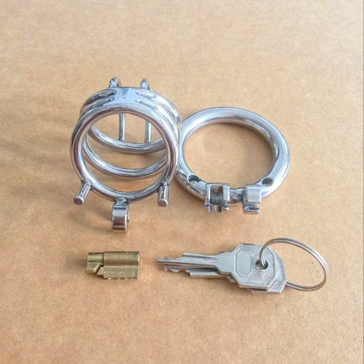 Chastity Device 304 Steel Stainless Easy to Wear M