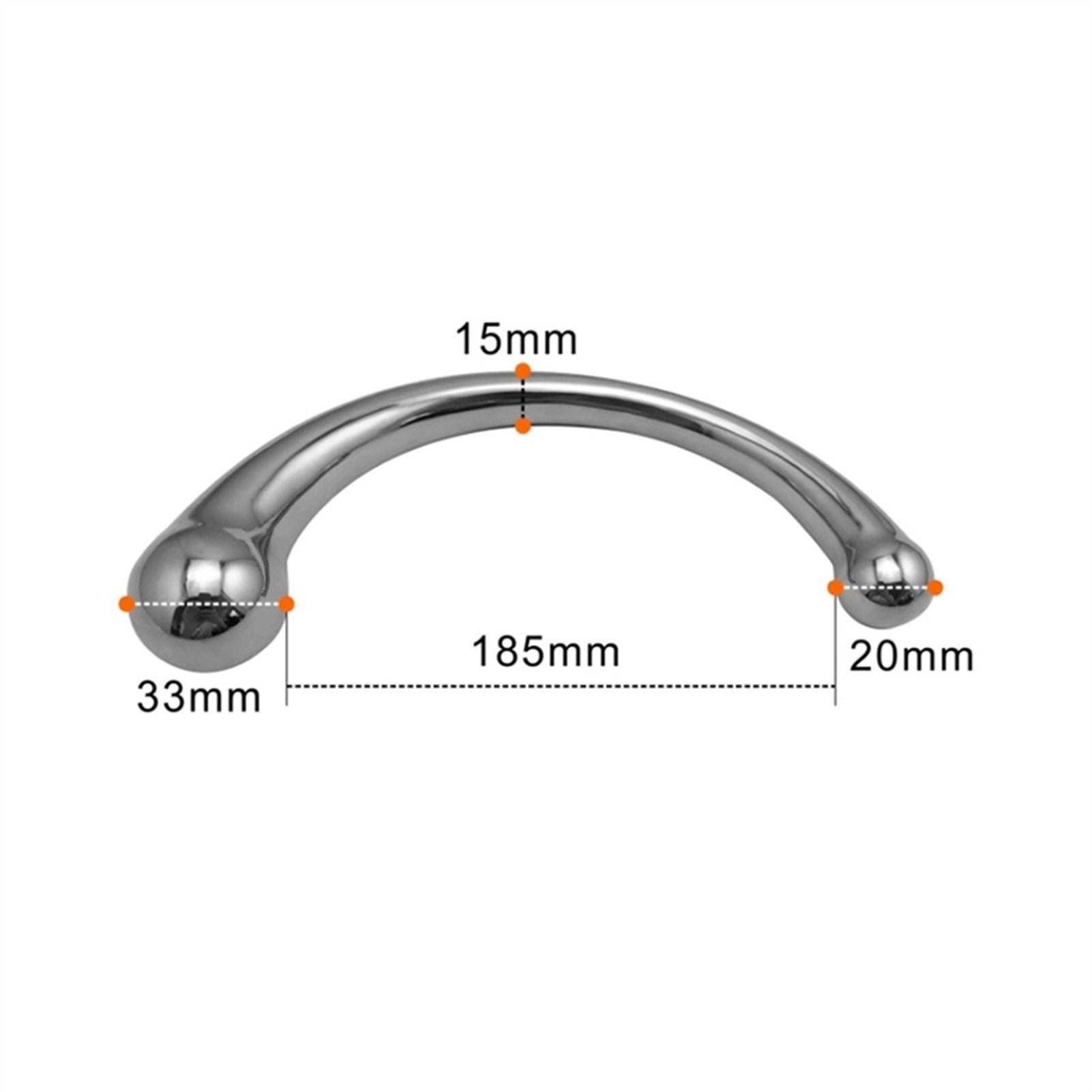Double Ended Stainless Steel Metal Obstruction Dil