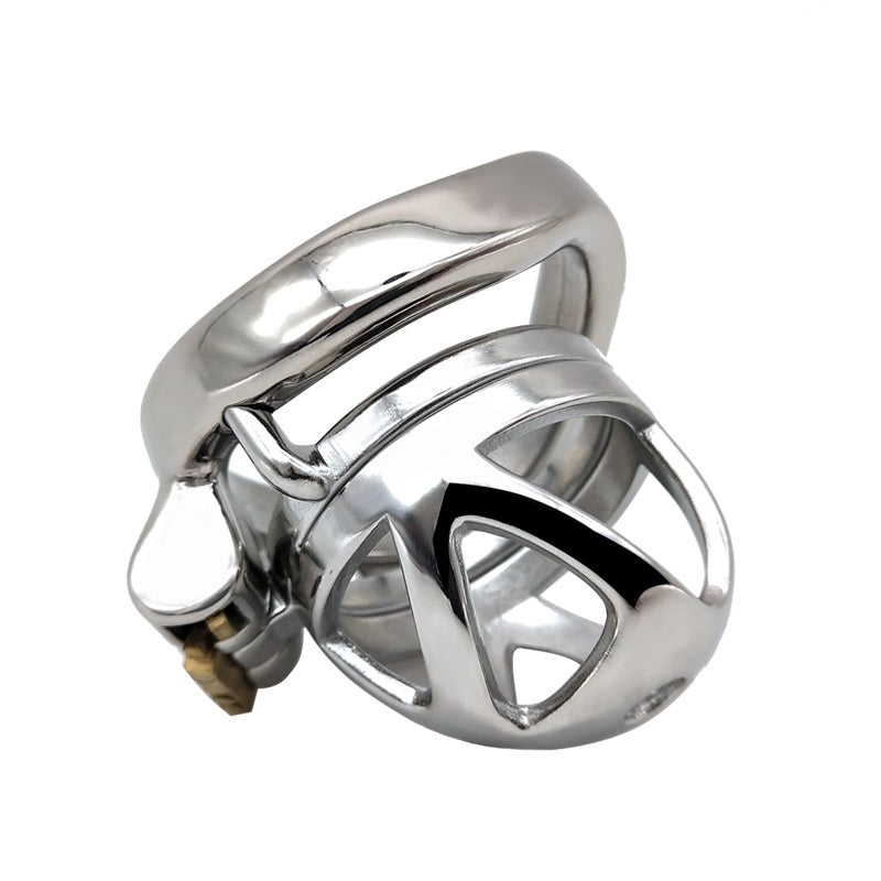 Male Chastity Device Stainless Steel Cock Cage Rin