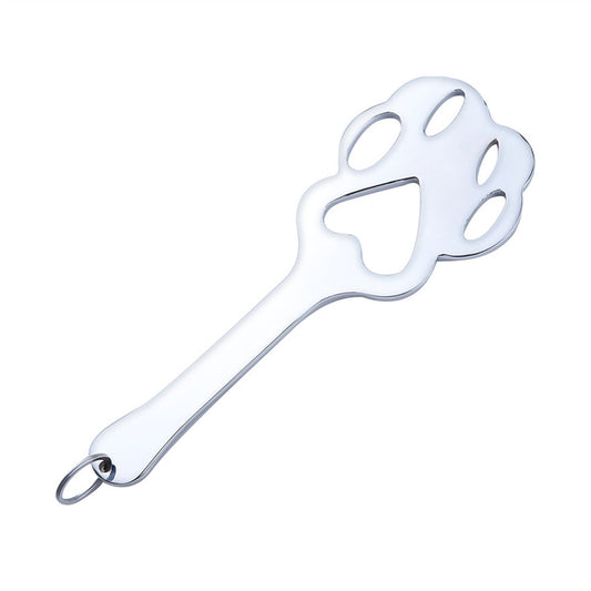 Adult Sex Toys Metal Cat's Paw Handle Hand Racket 