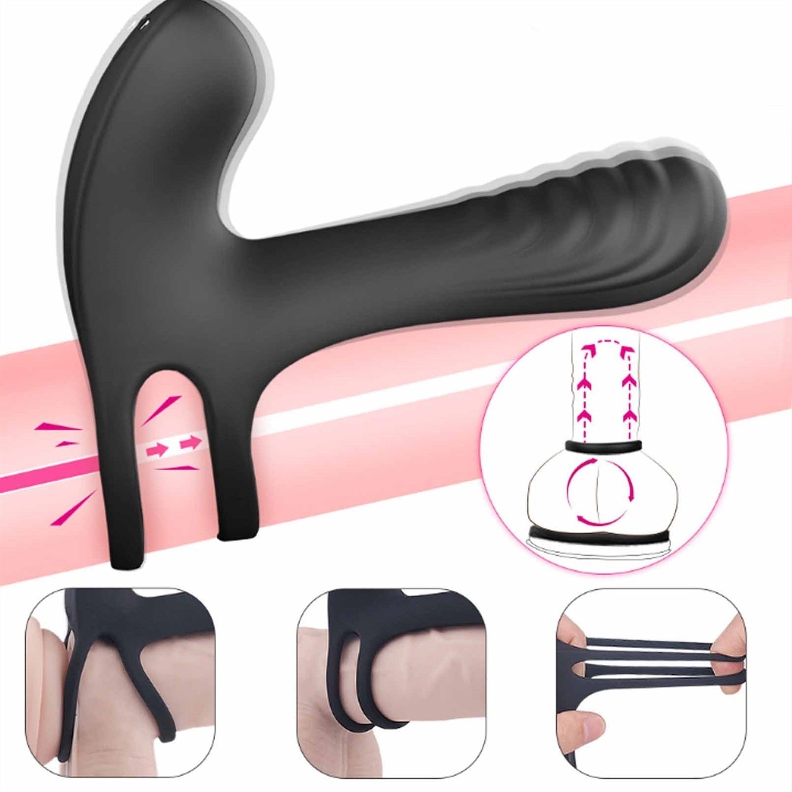 Sex Toys for Men Anal Plug Prostate Massager with 
