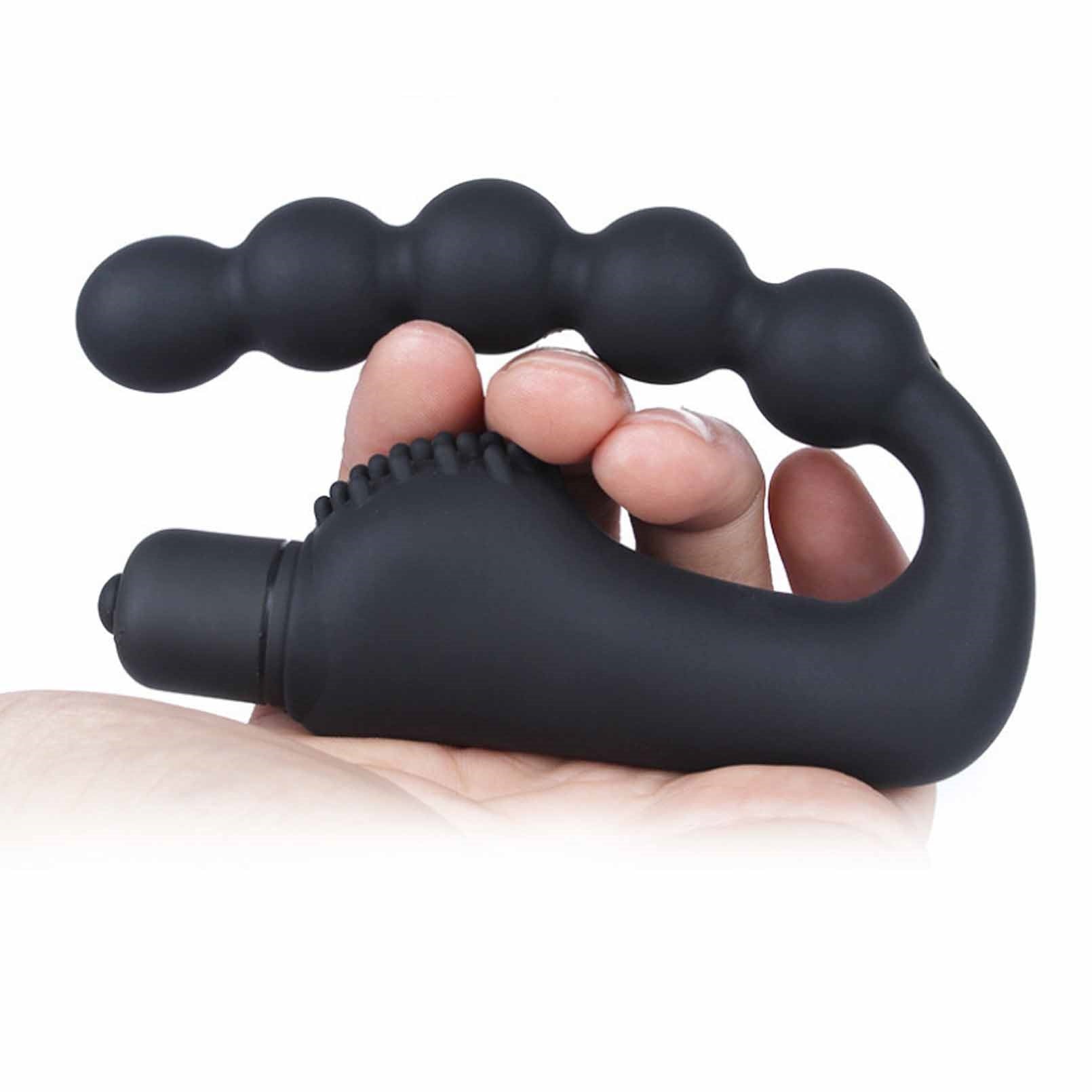 Butt Plug Anal Sex Toys with Penis Ring & Anal Bea