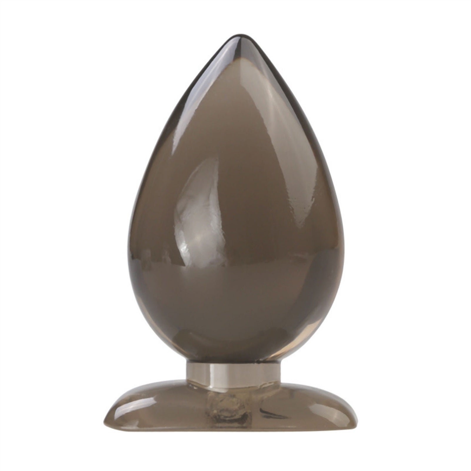 Crystal Glass Adult Toy Metal Anal Plug Ring For C